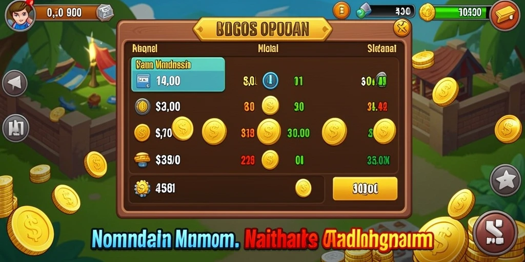 Screenshot menunjukkan level yang penuh warna.