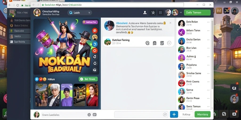 Tampilan awal yang menarik dan penuh warna.