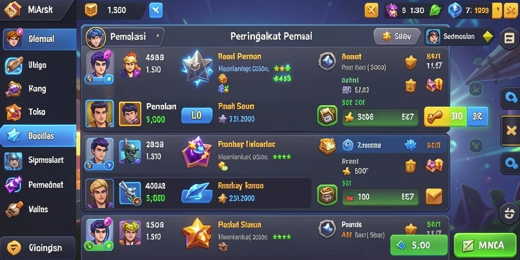 Tangkapan layar menampilkan karakter utama dalam pertempuran epik.