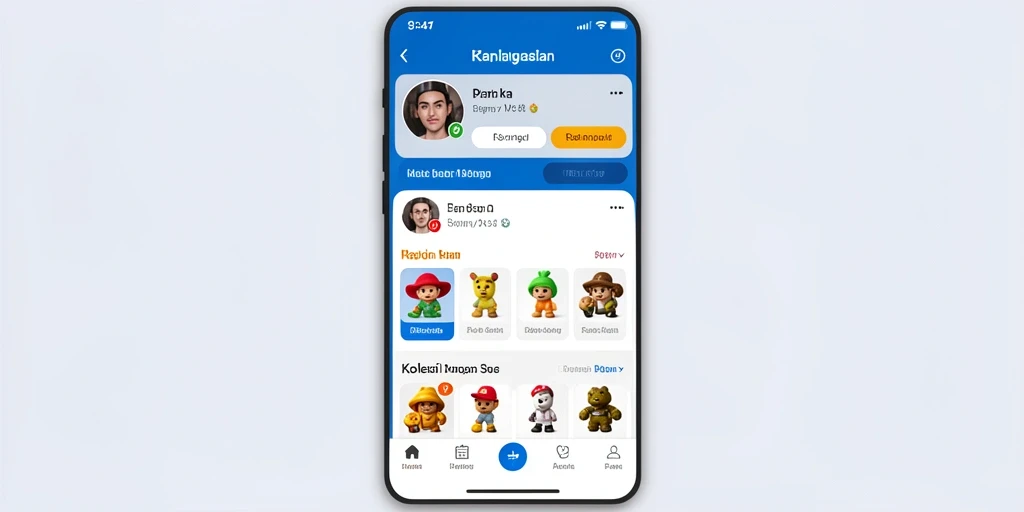 Tampilan awal aplikasi dengan desain menarik.