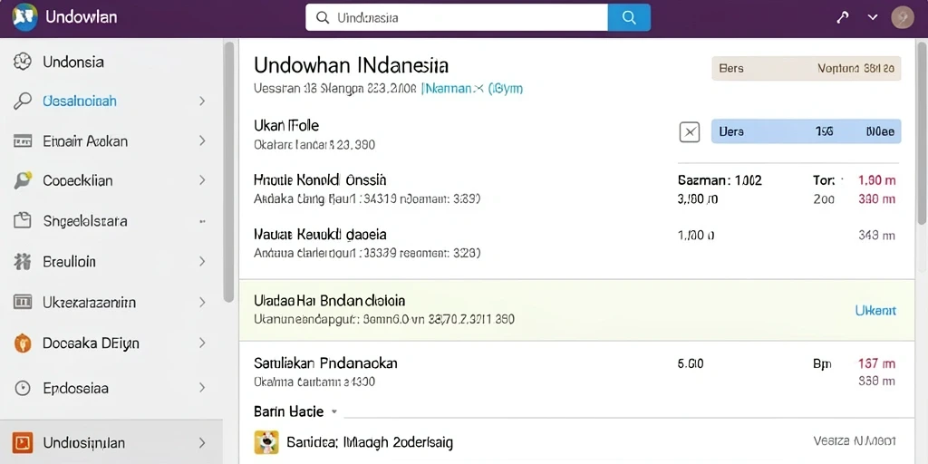 Tampilan antarmuka yang user-friendly dan menarik.