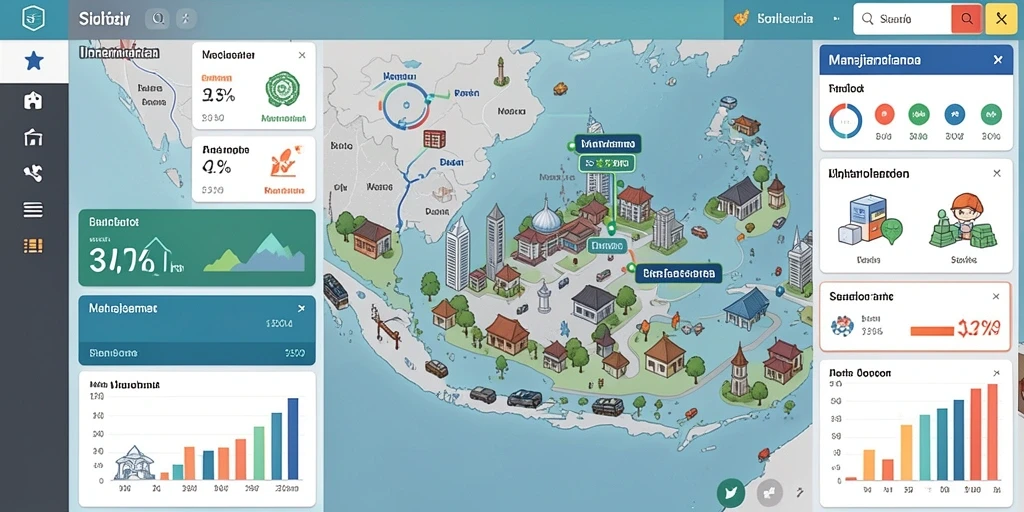 Tampilan karakter yang menarik dan penuh warna.