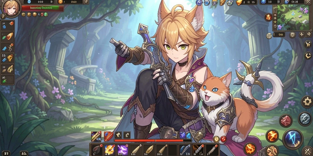 Tangkapan layar menunjukkan grafis yang menakjubkan di dunia game.